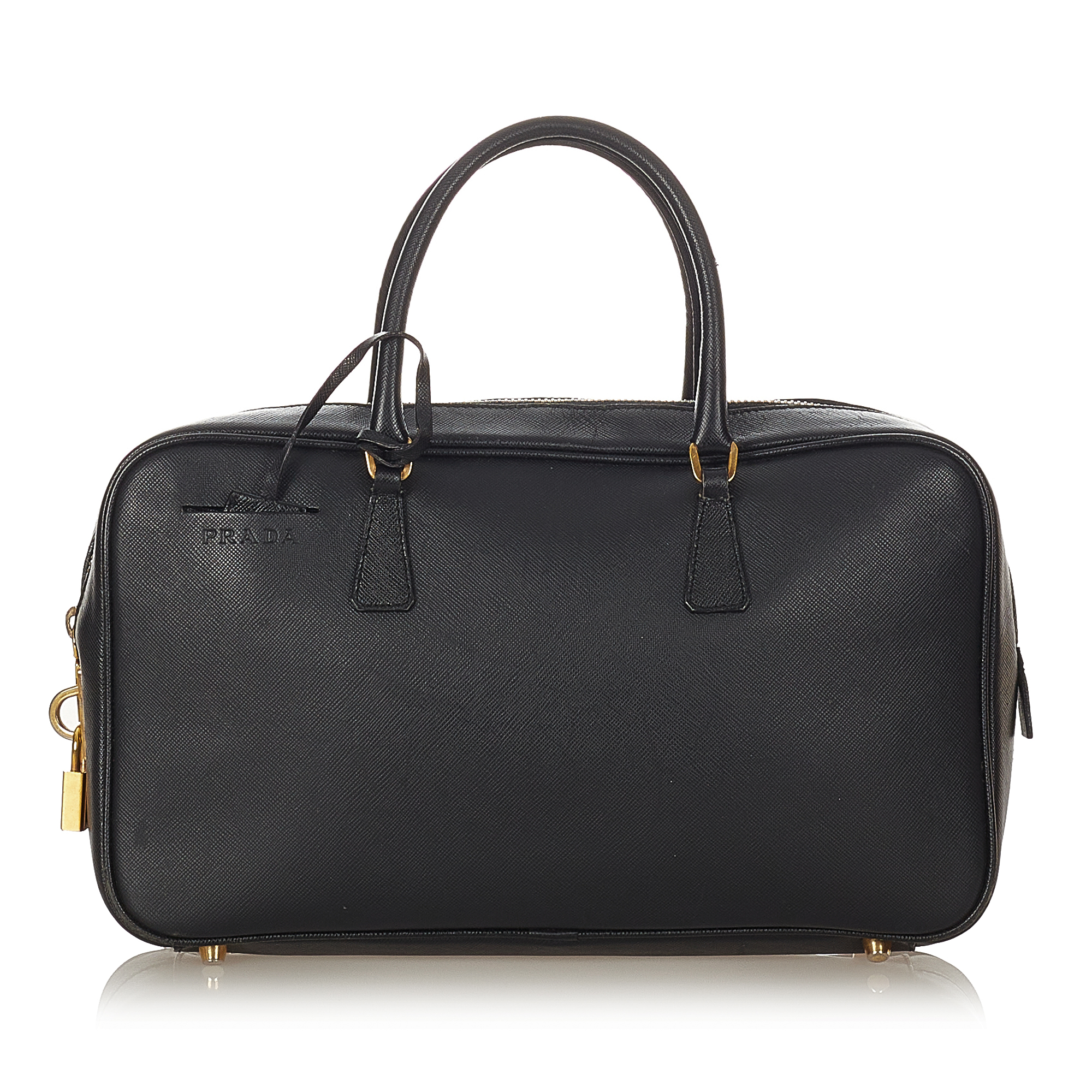 Prada Saffiano Bauletto Handbag