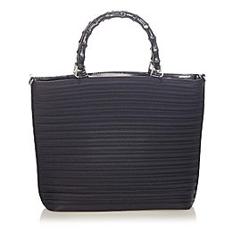 Gucci Bamboo Nylon Handbag