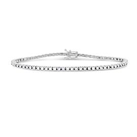 14K White Gold 1.90ct Diamond Tennis Bracelet