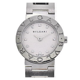 BVLGARI Bulgari Bulgari BB23SS 12P diamond SS Quartz Watch LXGJHW-407