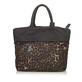 Prada Printed Tessuto Satchel