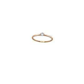 18k Rose Gold 0.16ct Diamond Ring