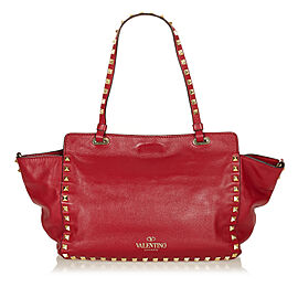 Valentino Rockstud Leather Satchel