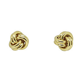 Tiffany & Co. Love 18K Yellow Gold Knot Earrings