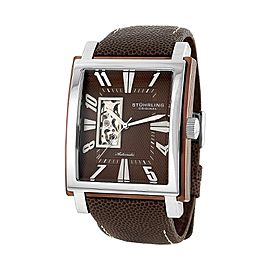 Stuhrling Metropol 267.3375K59 Stainless Steel & Leather 41mm x 47mm Watch