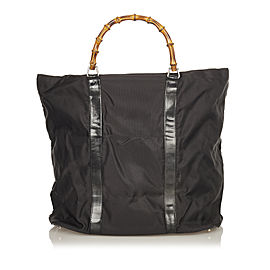 Bamboo Nylon Tote Bag