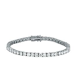 14k White Gold Classic CVD Diamond Tennis Bracelet