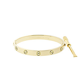 Cartier Love Yellow Bracelet Gold Size 17