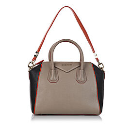 Givenchy Antigona Tricolor Leather Satchel