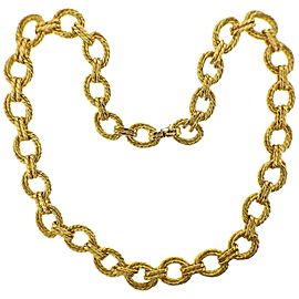 Tiffany & Co. Yellow Gold Link Necklace