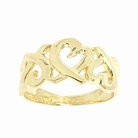 TIFFANY & Co. 18K Yellow Gold Loving Heart Ring