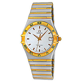 Omega 18K Yellow Gold, Sterling Silver, Stainless Steel Bracelet