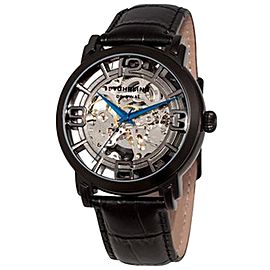 Stuhrling Winchester 44 165B2.335569 Stainless Steel & Leather 44mm Watch