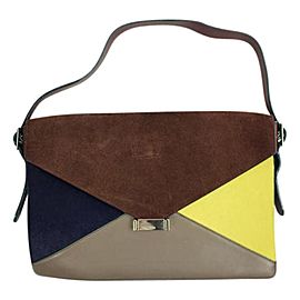 Céline Diamond Clutch 48cela617 Tricolor Shoulder Bag