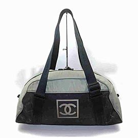 Chanel Bicolor Sports Logo CC Boston Duffle 858656