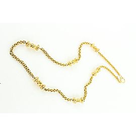 Chanel Rare Vintage Lamb Chain Link Twist Necklace 2CA1022