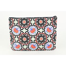 Chanel Quilted Multicolor Kaleidoscope O Case Cosmetic Zip Pouch 1112c63