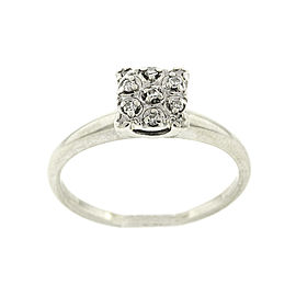 14k White Gold Diamond Ring