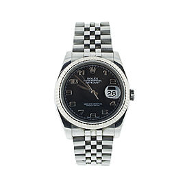 Rolex DateJust 116234 Black Dial Mens Watch