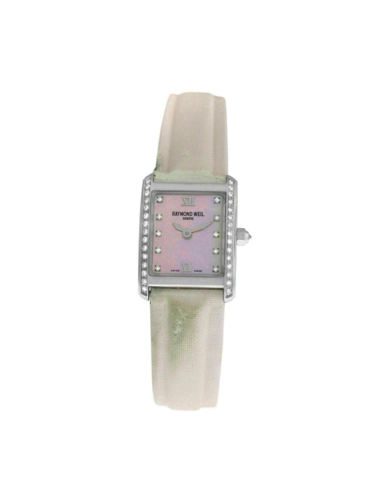 Ladies Raymond Weil Don Giovanni 5875 Steel Diamond MOP 18MM Quartz Watch