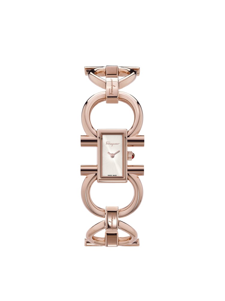 Ferragamo White 13 x 23mm 