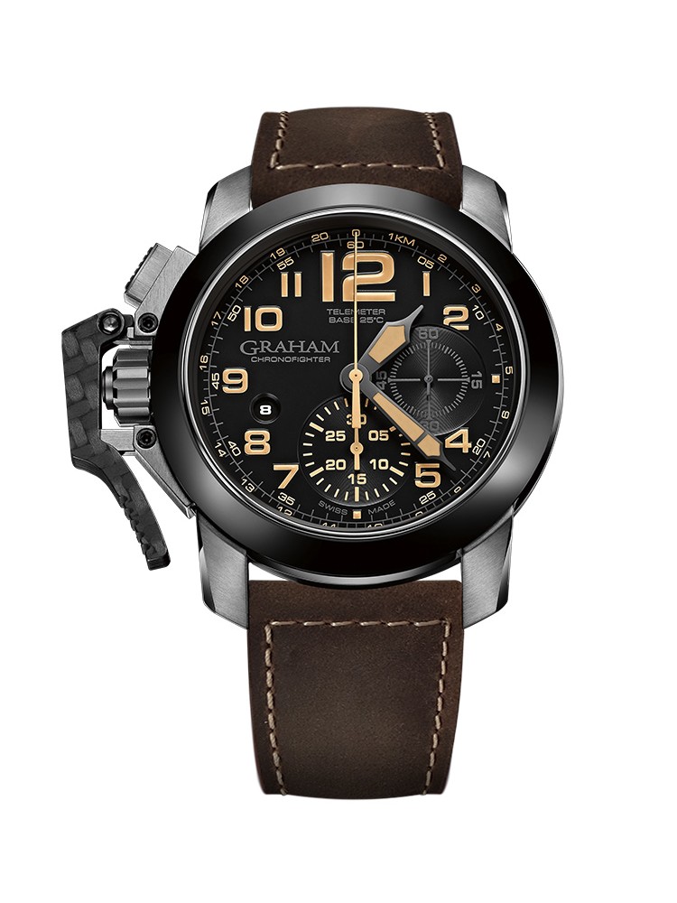 Graham Chronofighter Steel And Target 2CCAC.B02A.L134S 47mm Mens Watch
