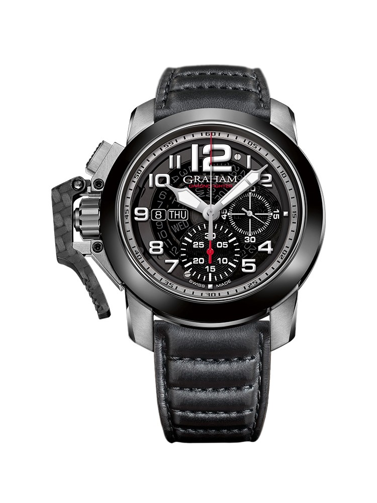 Graham Chronofighter Steel And Target 2CCAC.B33A.L143S 47mm Mens Watch