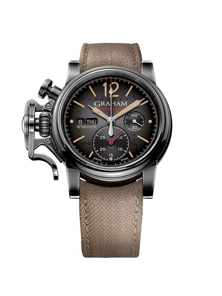 Graham Chronofighter Vintage Aircraft 2CVAV.B18A.T38T 44mm Mens Watch