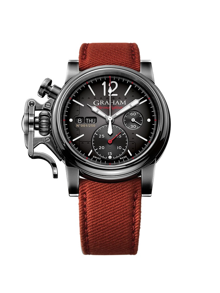 Graham Chronofighter Vintage Aircraft 2CVAV.B19A.T40T 44mm Mens Watch