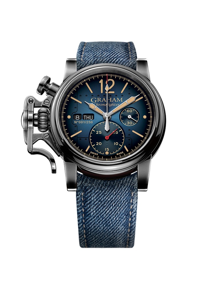 Graham Chronofighter Vintage Aircraft 2CVAV.U03A.T37T 44mm Mens Watch