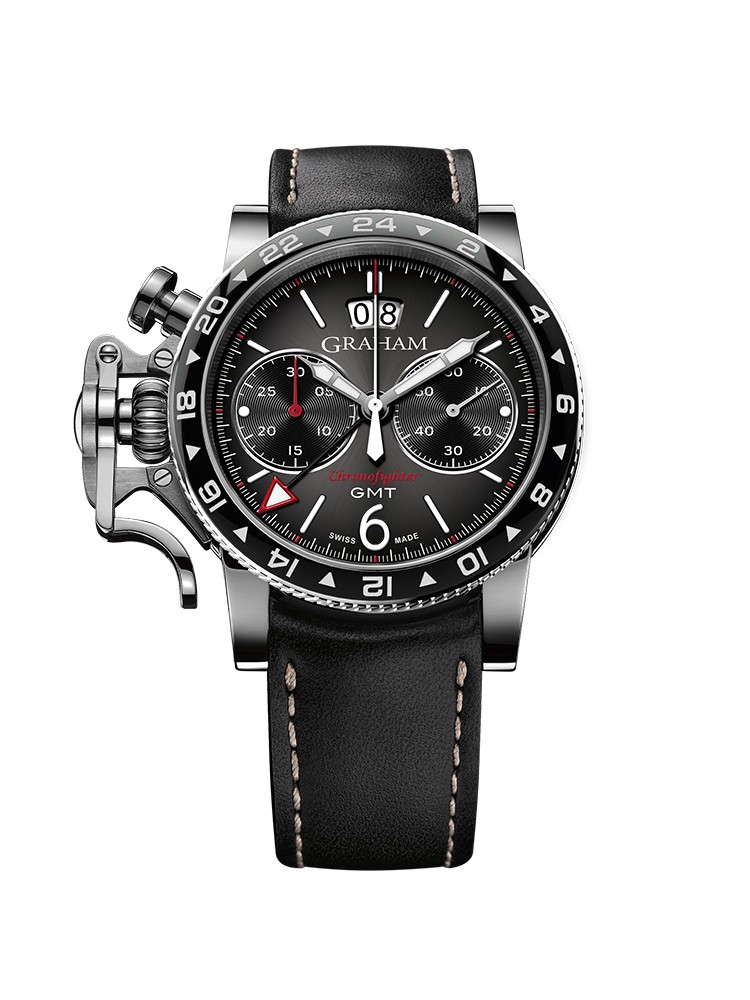 Graham Chronofighter Vintage Gmt 2CVBC.B15A.L127S 44mm Mens Watch