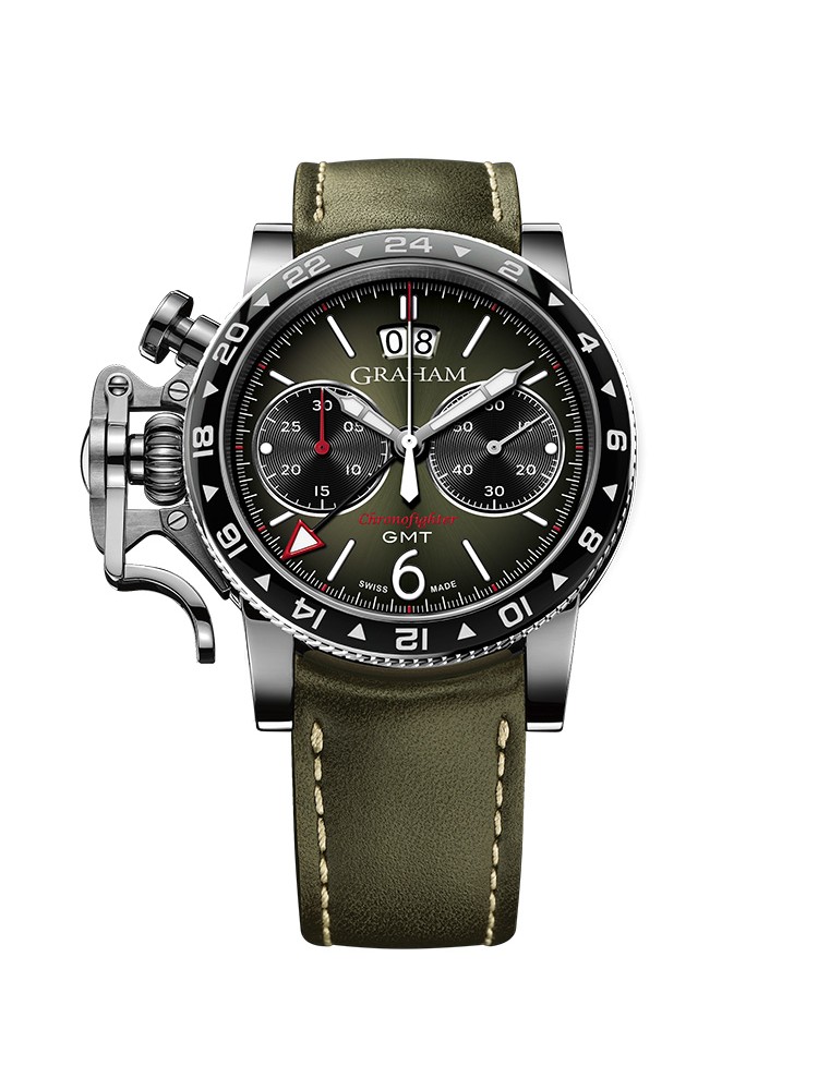 Graham Chronofighter Vintage Gmt 2CVBC.G01A.L141S 44mm Mens Watch