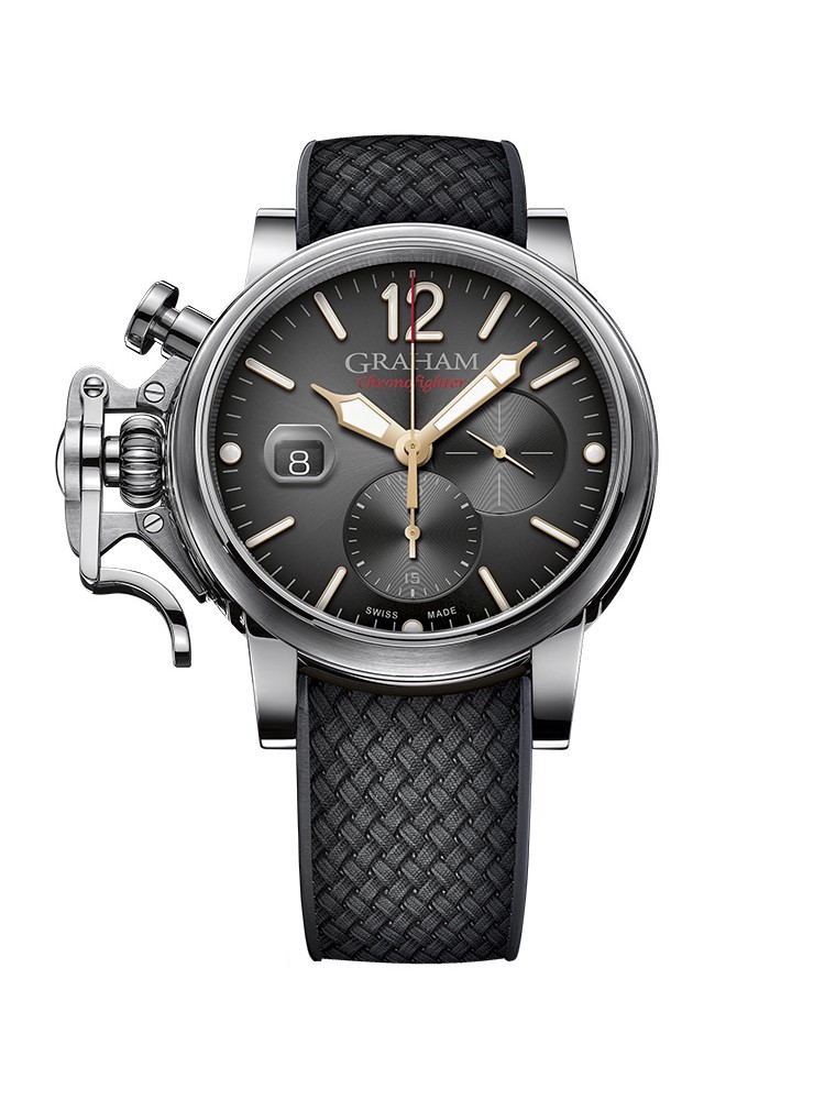 Graham Chronofighter Grand Vintage 2CVDS.B25A.K134S 47mm Mens Watch