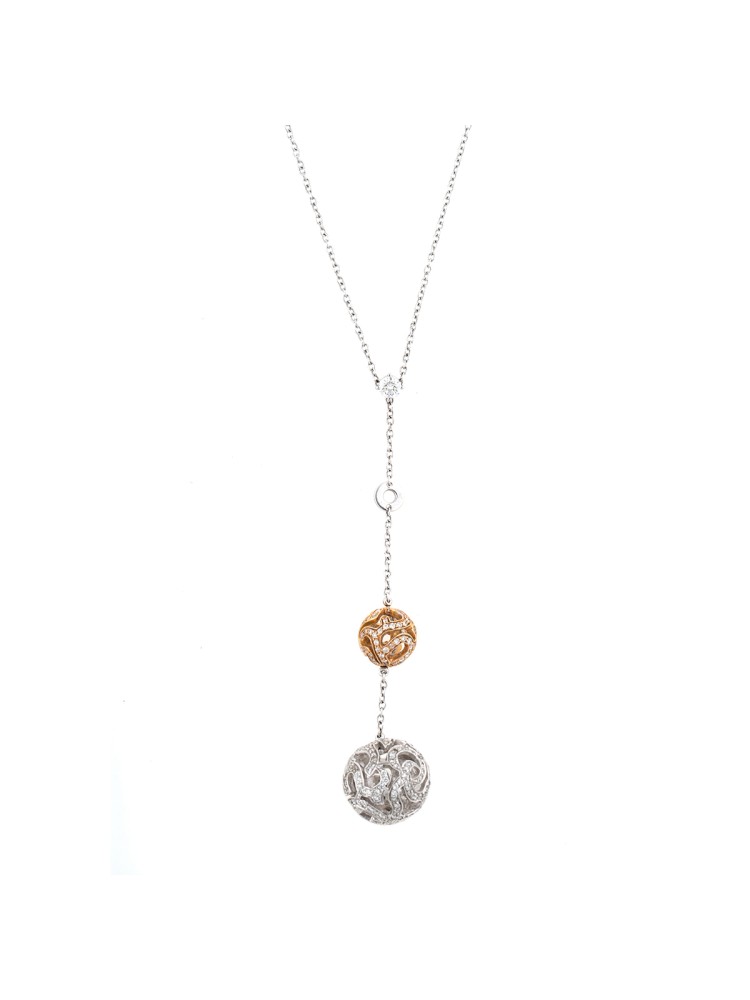 ZYDO 18K White Gold/Yellow Gold Necklace