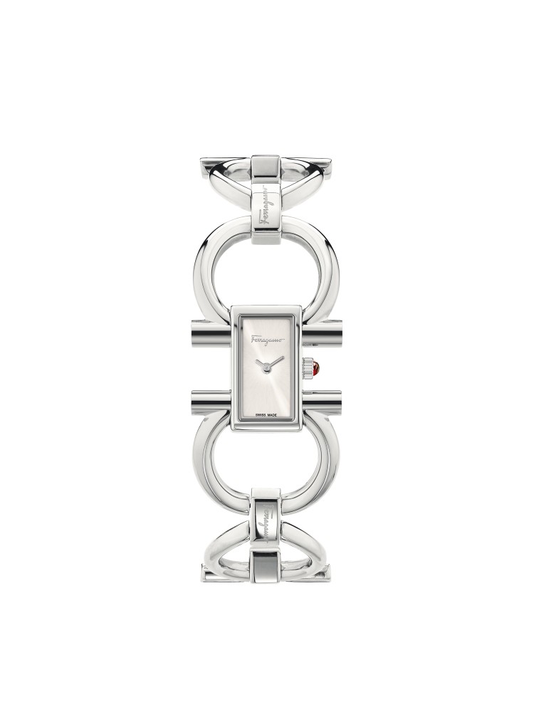 Ferragamo White 13 x 23mm 