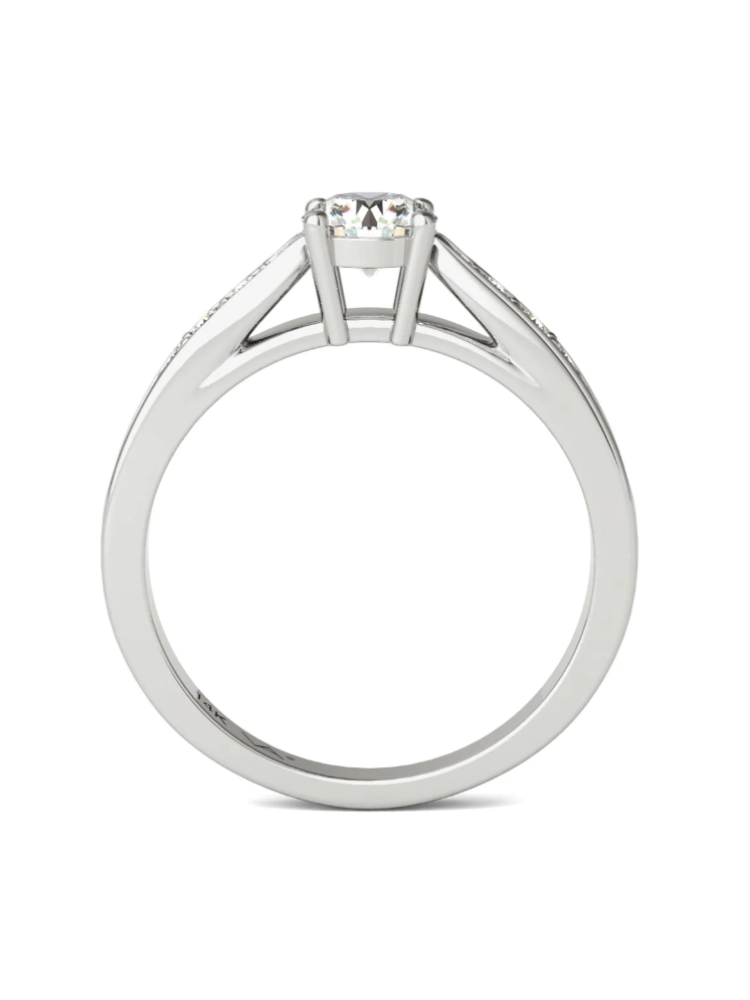 Solitaire Natural Diamond Ring
