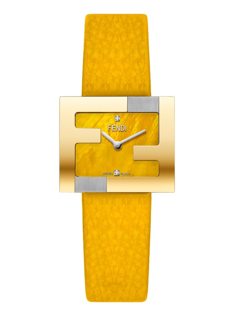Fendi Yellow 24 x 20 mm F100203101