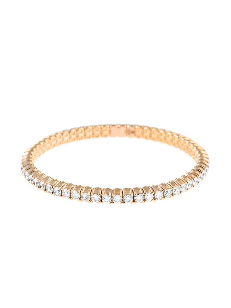 Stretch Collection 18K Gold Diamonds Bracelet