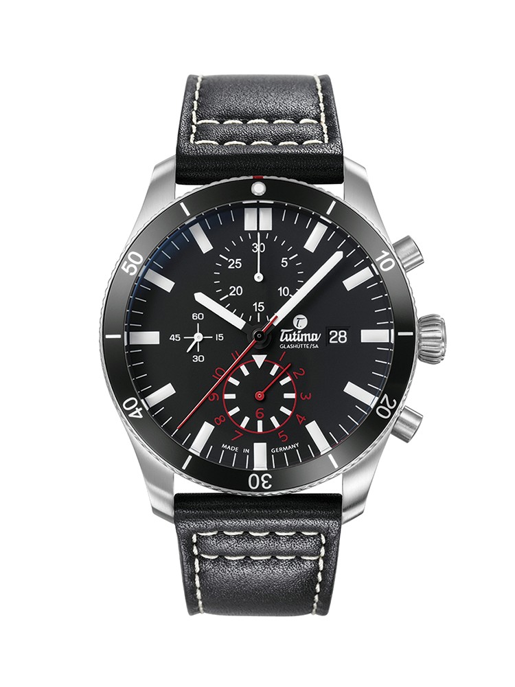 Tutima Glashütte Grand Flieger Airport Chronograph 6401-01