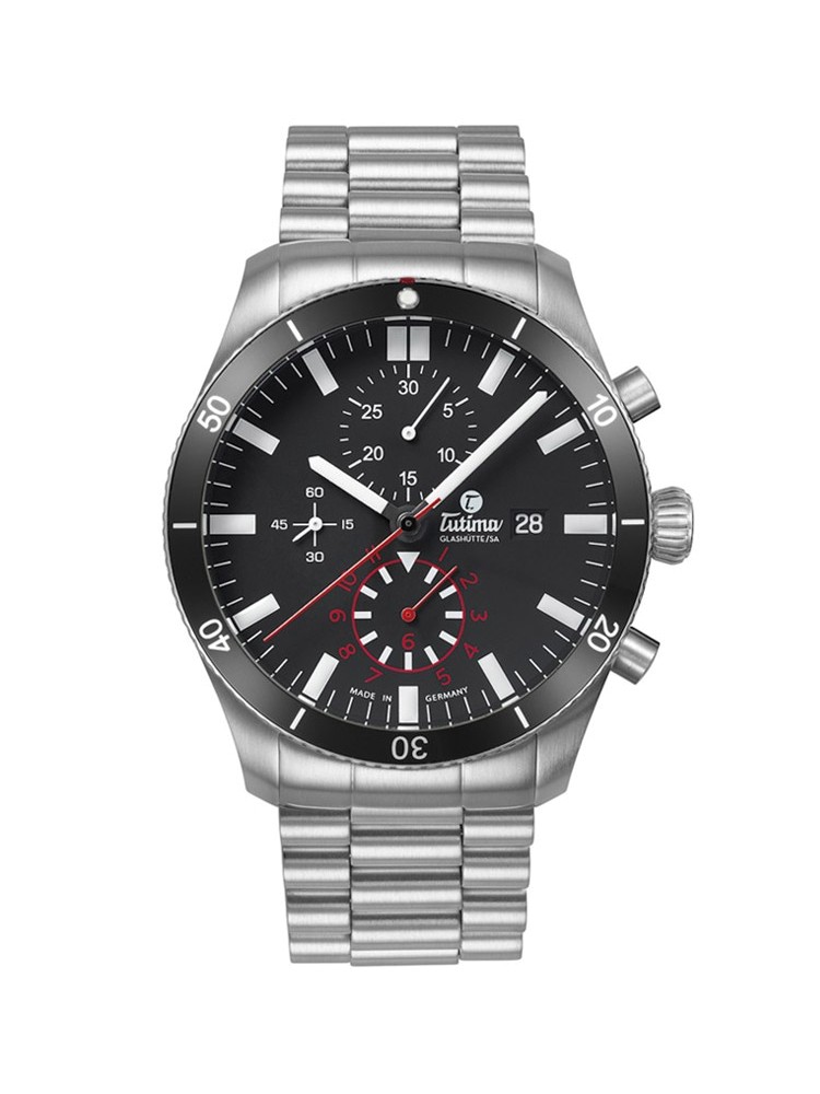 Tutima Glashütte Grand Flieger Airport Chronograph 6401-02