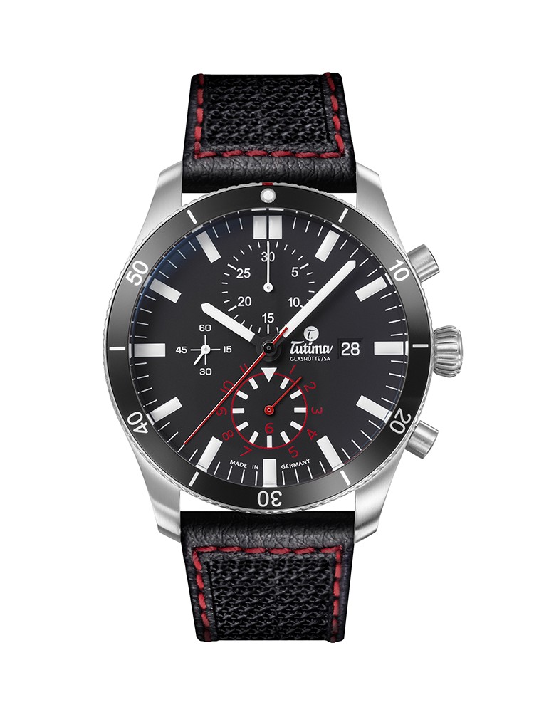 Tutima Glashütte Grand Flieger Airport Chronograph 6401-03