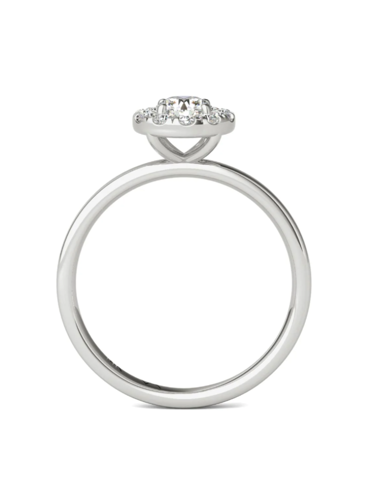 Halo Natural Diamond Ring