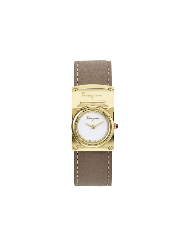 Ferragamo White 23 X 39mm