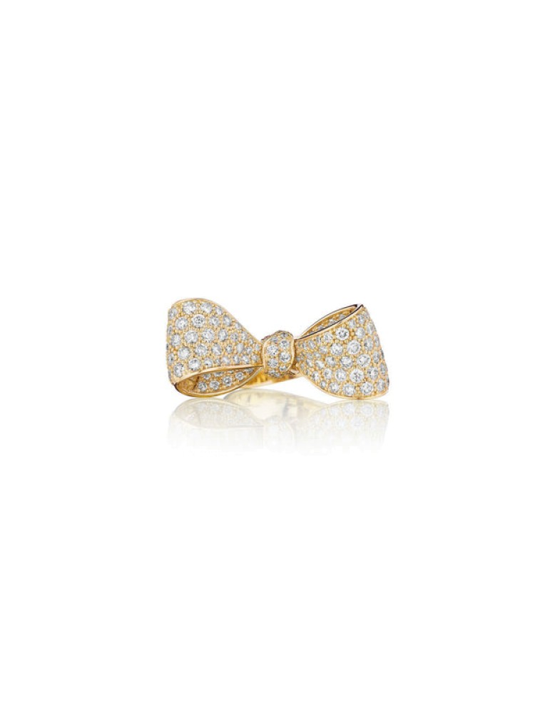 Bow Diamond Ring 