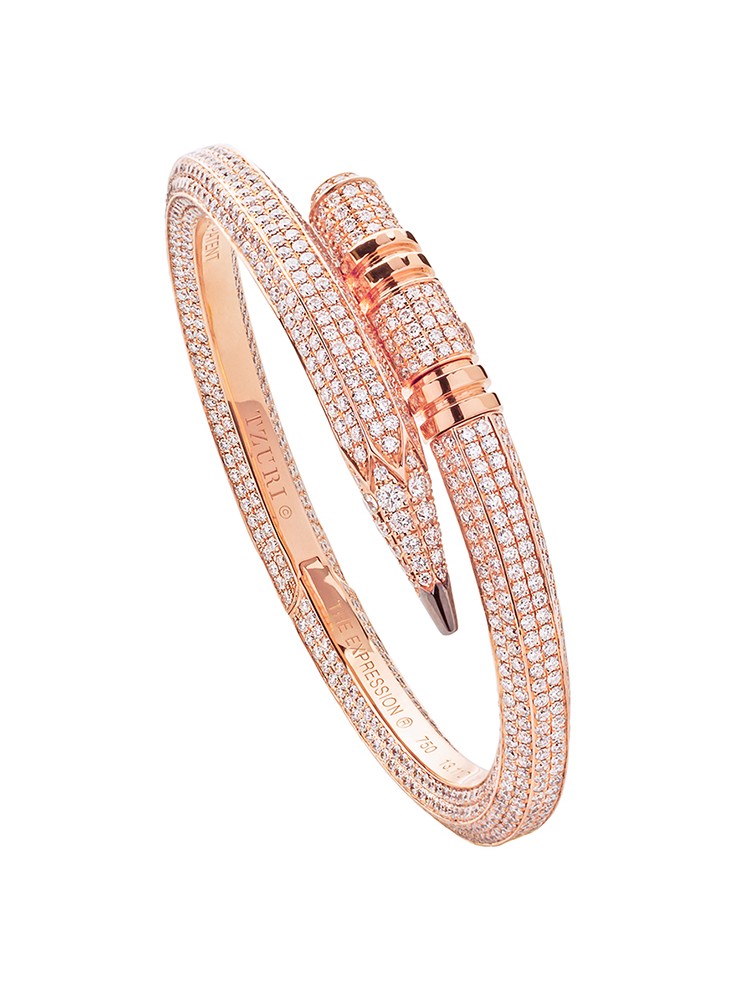 TZURI Rose Gold Signature Bling Bracelet