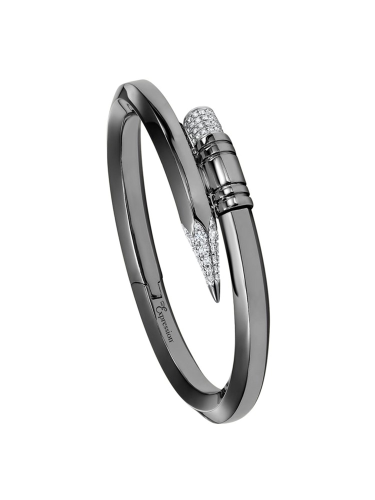 TZURI Black Gold Large Signature Bracelet
