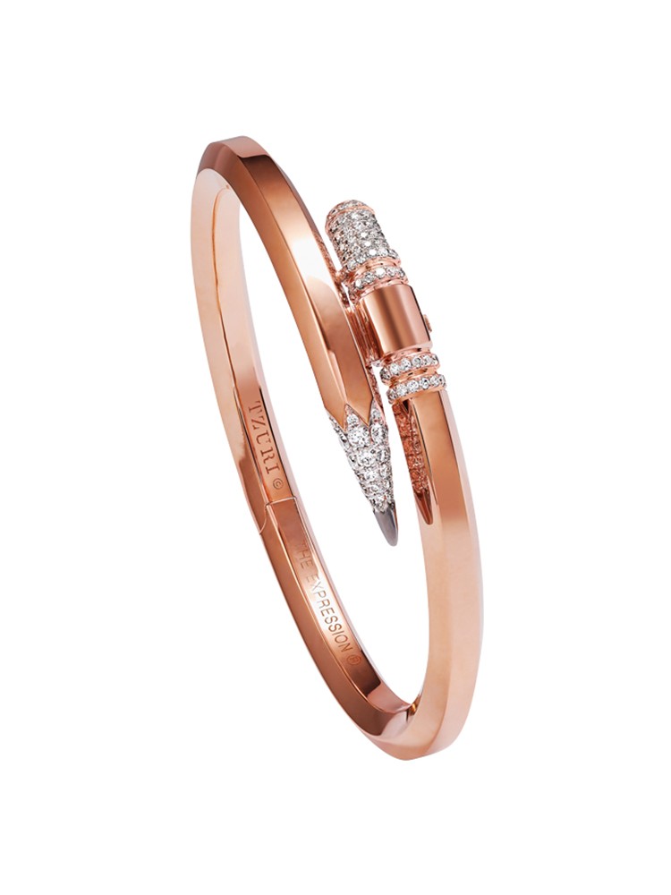 TZURI Rose Gold Medium Signature X4 Bracelet