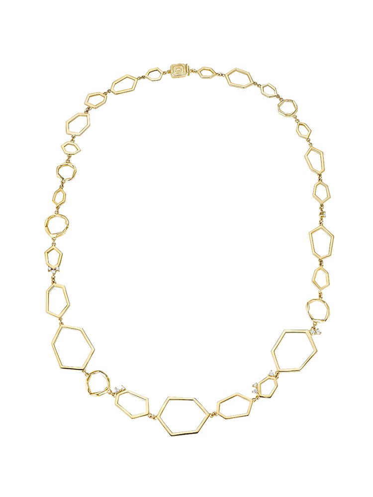 18K Gold Jackson Multi Link Necklace
