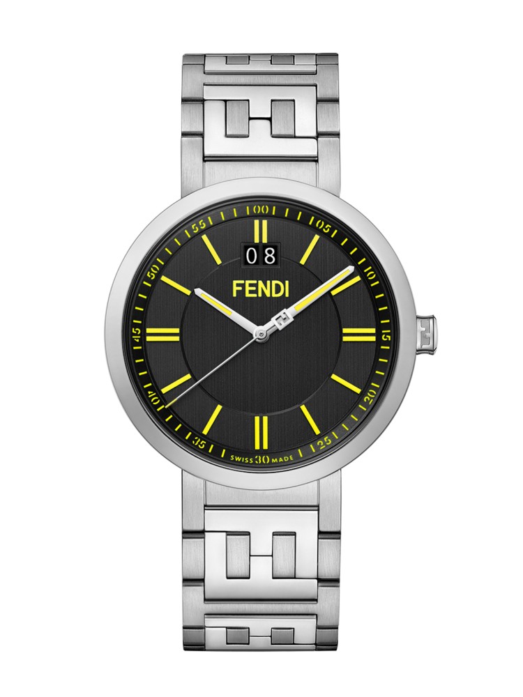 Fendi Timepieces Black 39 mm F105010501