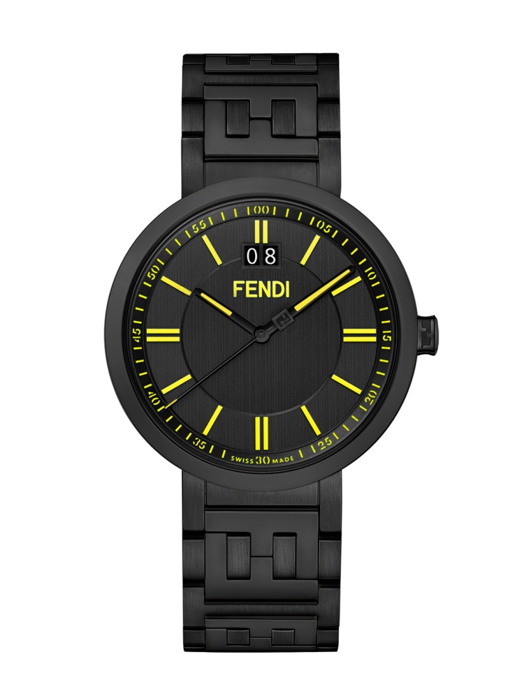 Fendi Timepieces Black 39 mm F105040501